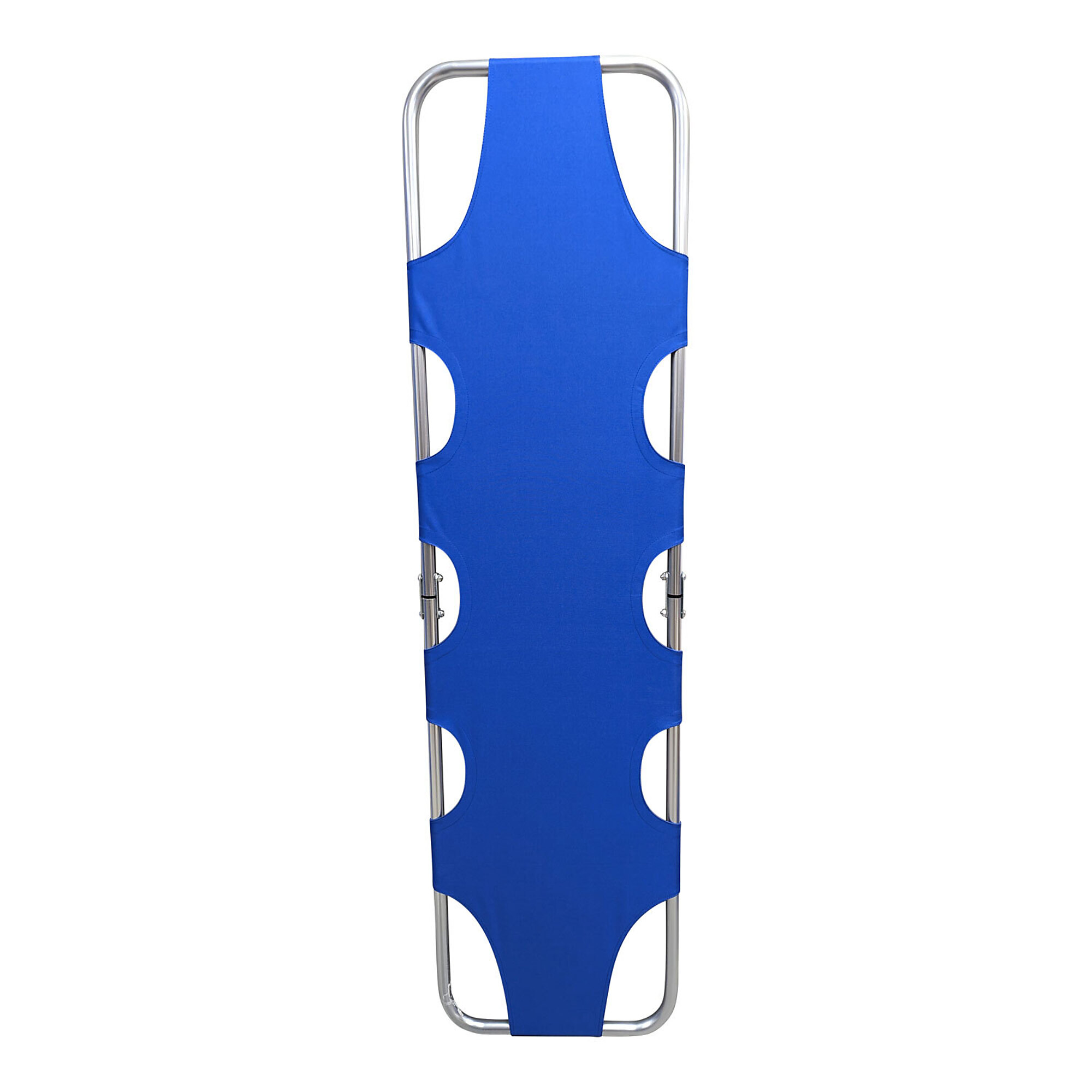 Kemp USA Flat Folding Lightweight Stretcher — Blue Oxford Weave Fabric, 37in. x 20in. x 1.25in., 9 Lbs., Model# 10-977-BLU